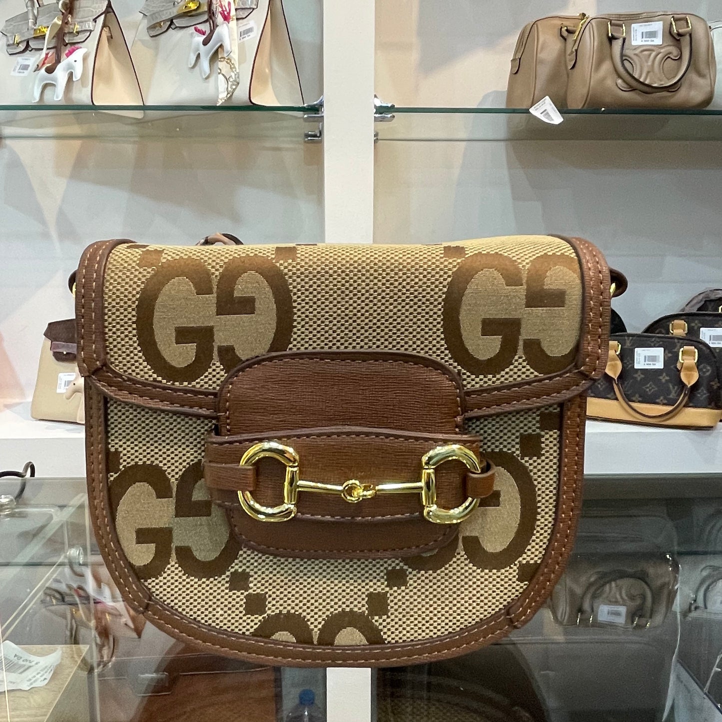 Gucci Sac à main en cuir Horsebit