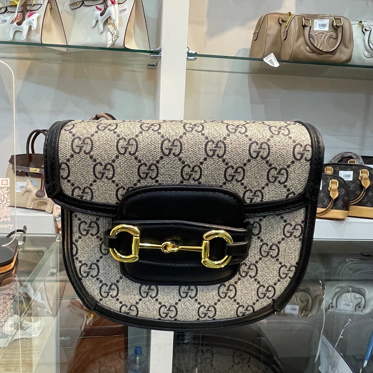 Gucci Sac à main en cuir Horsebit